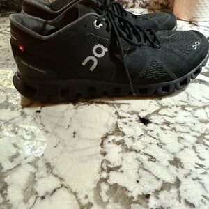 On Running Black Athletic Shoes